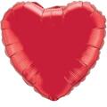 Mayflower Distributing 18 in. Ruby Red Heart Foil Balloon, 5PK 16955